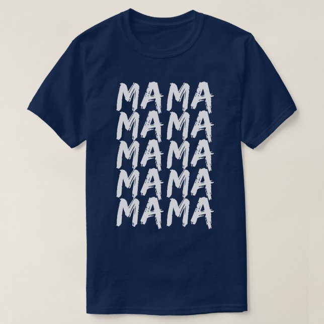 T-shirt Retro Vintage Mama 11 (Design devant)