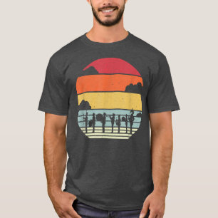 T-shirt Rétro Vintage marching band music instrument music