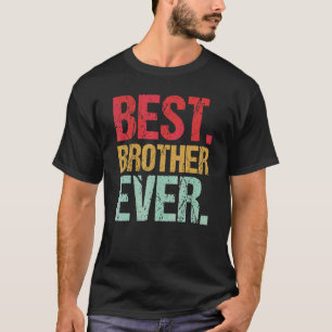 T-shirt Retro Vintage Meilleur Frère Ever Nouveau Papa Vie