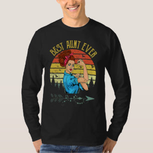 T-shirt Retro Vintage meilleure tante Ever Tante Fête des 
