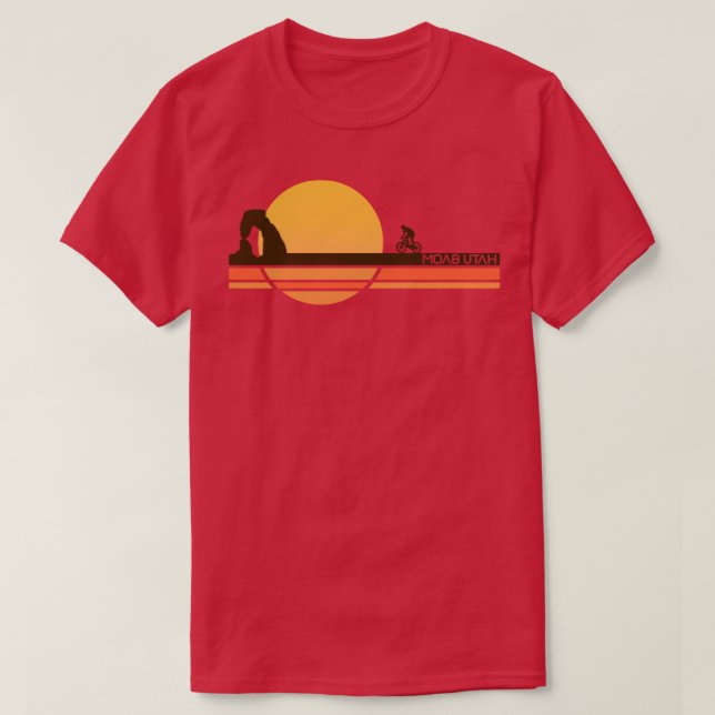 T-shirt Retro Vintage Moab Utah (Design devant)