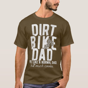 T-shirt Retro Vintage Motocross Dirt Vélo Papa Premium