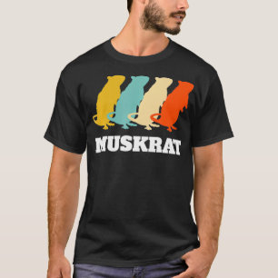T-shirt Retro Vintage Muskrat