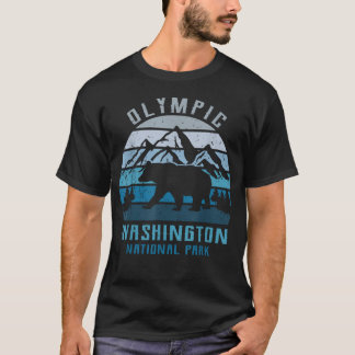 T-shirt Rétro Vintage Parc National Olympique pour la Rand