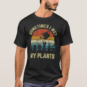 T-shirt Rétro Vintage Parfois Je Rencontre Mon Jardinage D