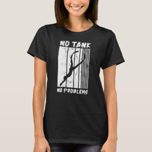 T-shirt Retro Vintage Pas de réservoir Pas de problème Fre