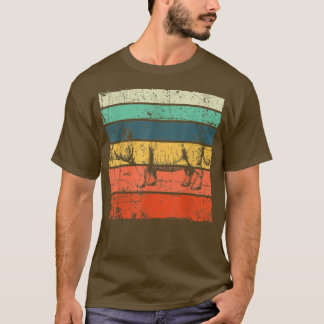 T-shirt Retro Vintage Pig Lover Mens Farmer Christer