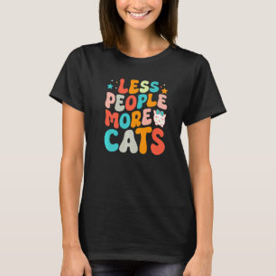 T-shirt Retro-Vintage Plus de chats Funny Amoureux des cha