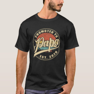 T-shirt Retro vintage Promoté Aux Cadeaux Papa Est 2020 Pa