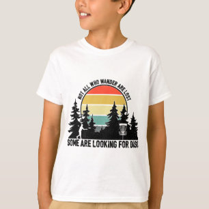 T-shirt Rétro Vintage Qui Errent Sont Perdus Certains Cher