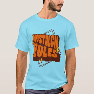 T-shirt Rétro Vintage Règles