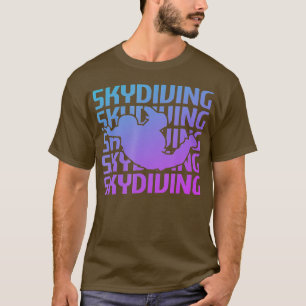 T-shirt Retro Vintage Skydiving Skydiver 4