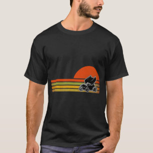 T-shirt Rétro Vintage Sprint Voiture Dirt Track Racing Dis