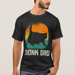 T-shirt Retro Vintage Style Funny Fat Daddy Chat Meme Chon