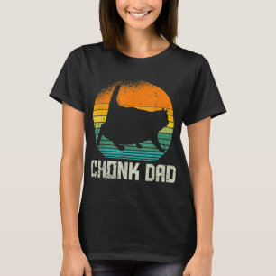 T-shirt Retro Vintage Style Funny Fat Daddy Chat Meme Chon