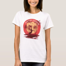 T-Shirt Retro vintage Surfing paradis