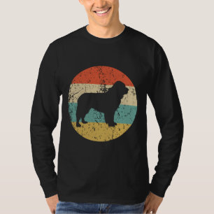 T-shirt Rétro Vintage Terre-Neuve   Funny Newfie Chien