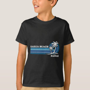 T-shirt Rétro Vintage vacances en famille Hawaii Kailua Be
