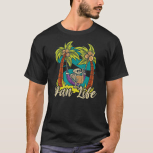 T-shirt Retro Vintage Van Life est la vraie aventure