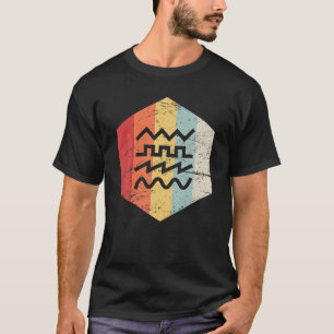 T-shirt Rétro Vintage Waveforms Synth T Chemise T