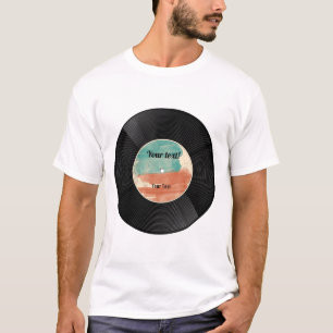 T-shirt Retro Vinyl Record Musique Album Classic