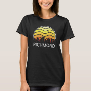 T-shirt Retro Virginia Richmond Visiteurs Skyline Vintage