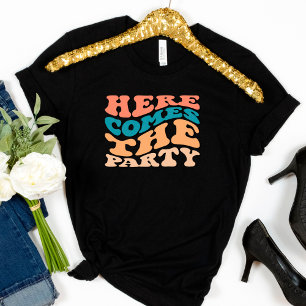 T-shirt Retro Voici le Parti Bachelorette Party