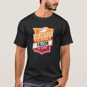 T-shirt Retro Volontaire Le Samedi Faucon Le Dimanche Géor