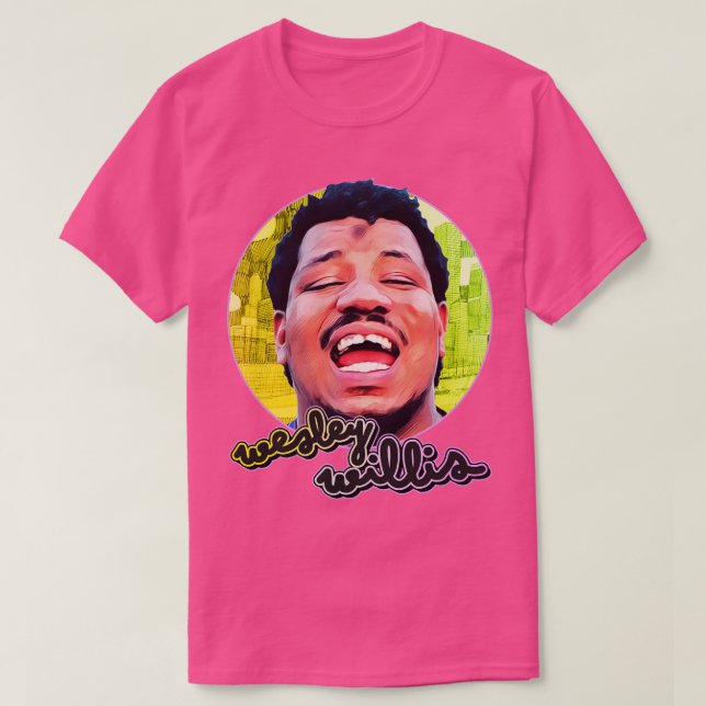 T-shirt Retro Wesley Willis Hommage Visuel (Design devant)