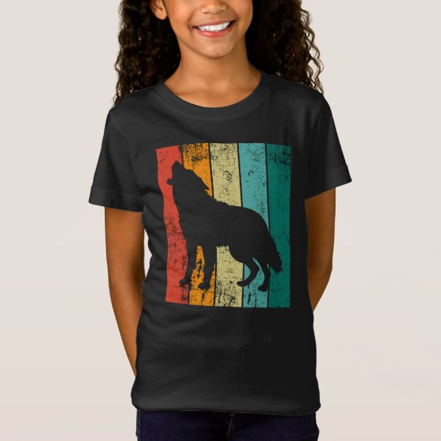 T-Shirt Retro Wolf (Devant)
