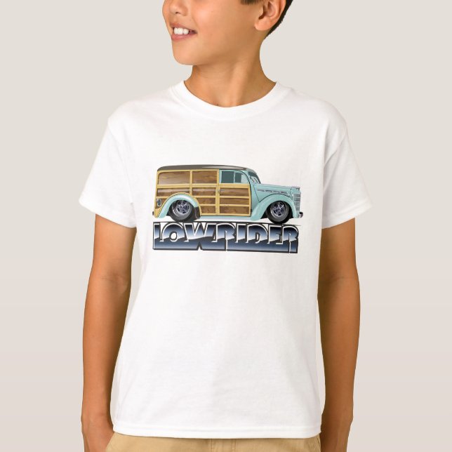 T-shirt Rétro Woody Lowrider (Devant)