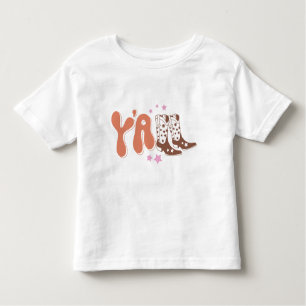 T-shirt rétro "Y'all" avec design de démarrage