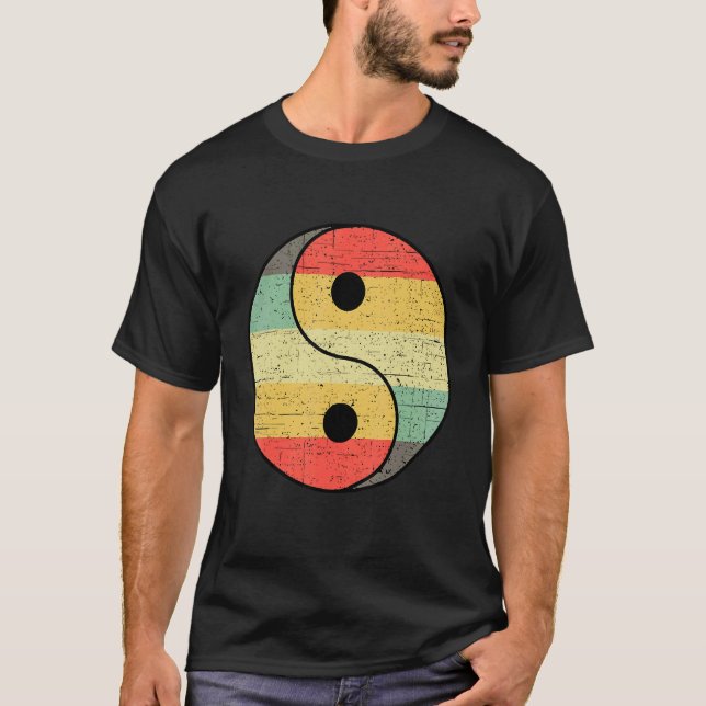T-shirt Retro Yin Yag (Devant)
