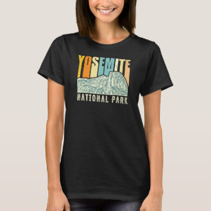 T-shirt Retro Yosemite National Park Us Californie Vintage
