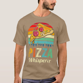 T-shirt Retro Za Pizza Lover Idées Cadeaux Aimer Pizza Pie