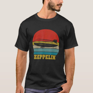 T-shirt Rétro Zeppelin Blimp Dirigible les années 70 3