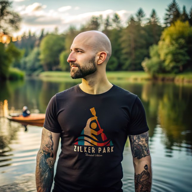 T-shirt Rétro Zilker Park Kayak (Créateur téléchargé)