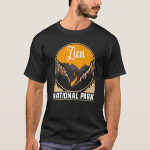 T-shirt Retro Zion National Park US Vintage Utah Adventure