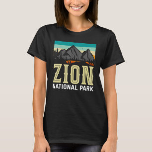 T-shirt Retro Zion National Park US Vintage Utah Adventure