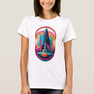 T-shirt Rétrofuturisme - Le Vintage rencontre l'art de dem