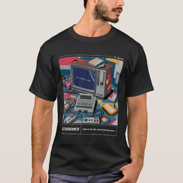 T-shirt Rétrogamer (Devant)