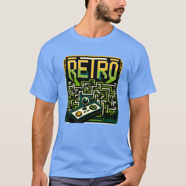 T-shirt Retron Game On Nostalgie drôle (Devant)