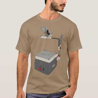 T-shirt Rétroprojecteur OHP 80s 90s Cadeau