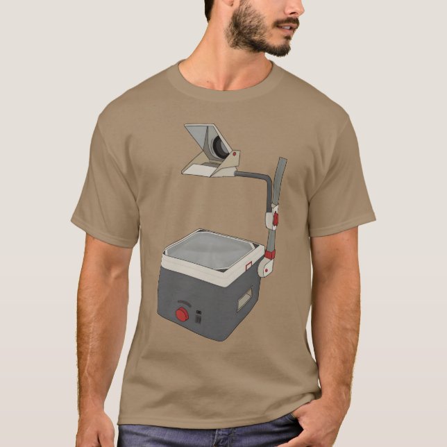 T-shirt Rétroprojecteur OHP 80s 90s Cadeau (Devant)