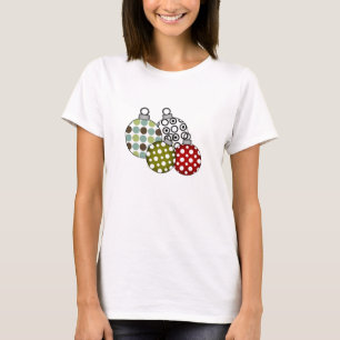 T-shirt Rétros ornements de vacances