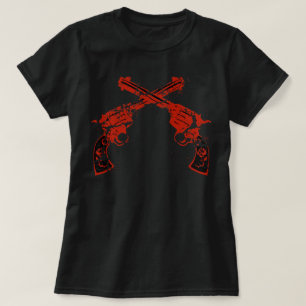 T-shirt Rétros pistolets croisés