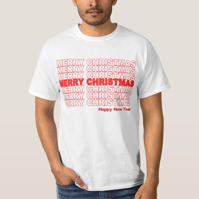 T-shirt Rétros vacances de Joyeux Noël (Devant)