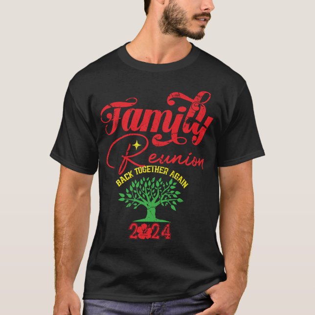 T-shirt Retrouvailles Familiales 2024 Retour Ensemble (Devant)
