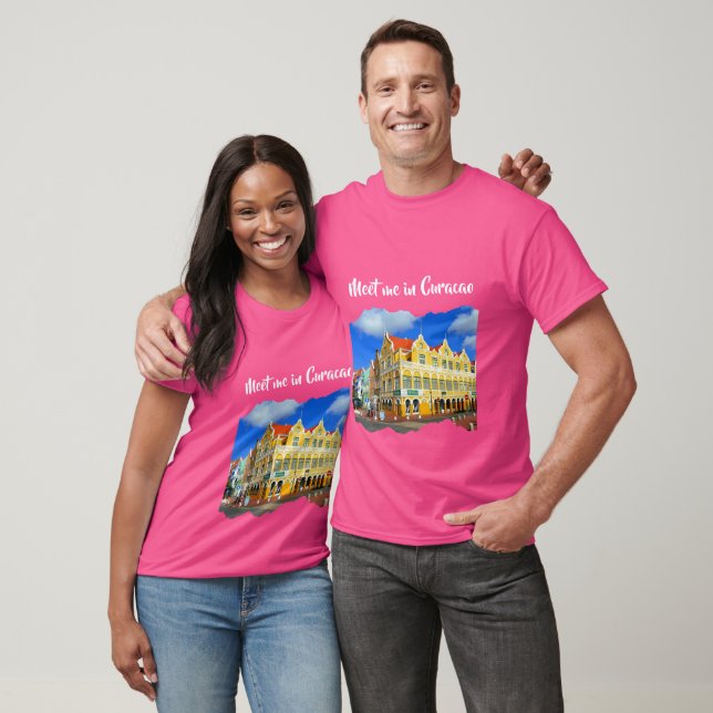 T-shirt Retrouvez-moi à Curaçao (Unisexe)