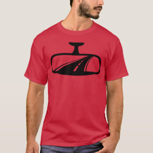 T-shirt Rétroviseur de voiture avec garçon d'autoroute